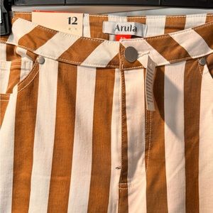 Arula Stipped High Rise Flare